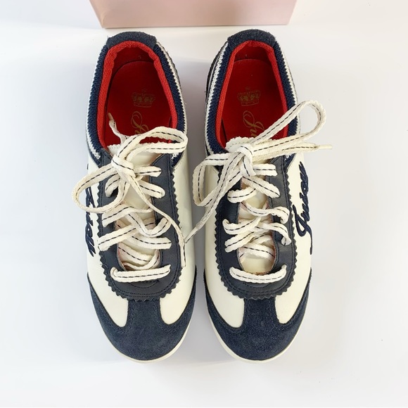 Rare Retro Style Juicy Couture Etsy Sneakers Nappa and Suede Leather Sz 7 - Picture 8 of 14